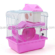 Cage de hamster de maison d&#39;animal familier faite sur commande de vente chaude